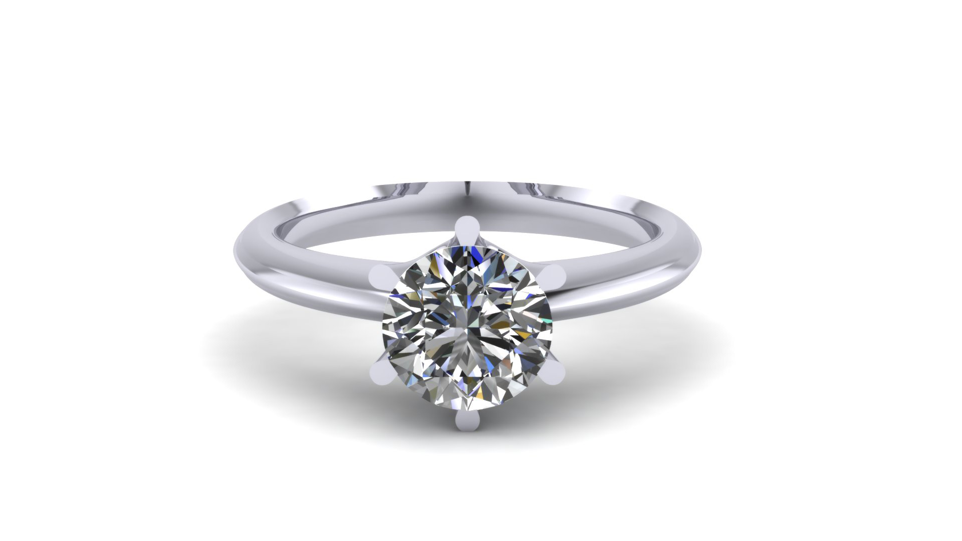 Platinum Diamond Set Band
